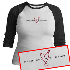 Pregnant in My Heart Adoption  T-shirt